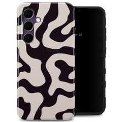 Selencia Coque arrière Vivid Samsung Galaxy S24 FE - Art Wave Black