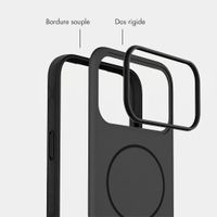 imoshion Coque arrière Color avec Thin MagSafe Ring Apple iPhone 18 Pro / 17 Pro - Noir