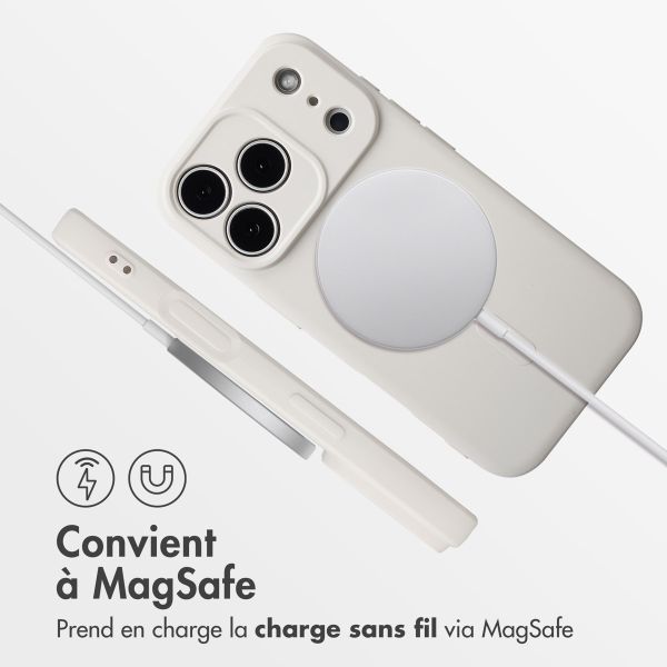 imoshion Coque Couleur avec MagSafe Apple iPhone 17 Pro - Beige