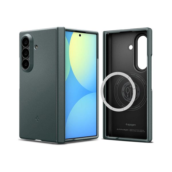 Spigen Coque Air Fit Pro Mag Fit Samsung Galaxy Z Fold 8 - Abyss Green