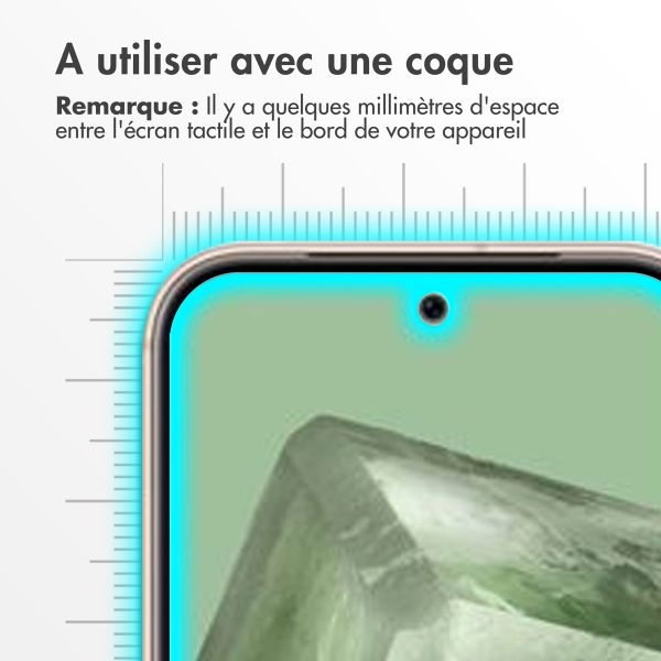 Accezz Protection d'écran en verre trempé Google Pixel 8a