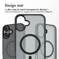 Accezz Coque Givrée Robuste avec MagSafe Apple iPhone 16 Plus - Noir