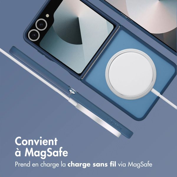 imoshion Coque Color Guard avec MagSafe Samsung Galaxy Z Flip 7 - Bleu foncé
