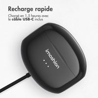 imoshion Aura Pro Écouteurs intra-auriculaires sans fil - Réduction active du bruit (ANC) - Noir