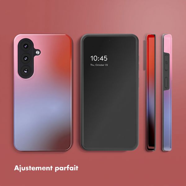 Selencia Coque arrière Vivid avec MagSafe Samsung Galaxy S26 FE - Gradient Soft Blush