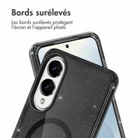 imoshion Coque Pailletée avec MagSafe Samsung Galaxy S25 Edge - Noir