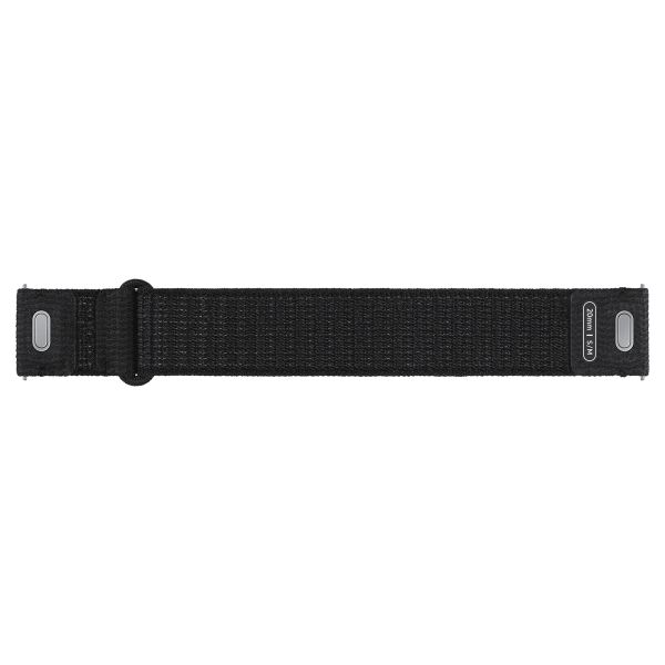 Samsung Bracelet Original Feather Fabric Slim Samsung Galaxy Watch 4 / 5 / 6 / 7 / FE (20 mm) - Taille S/M - Noir