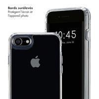 Selencia Coque arrière avec crochets amovibles Apple iPhone SE (2022 / 2020) / 8 / 7 - Transparent