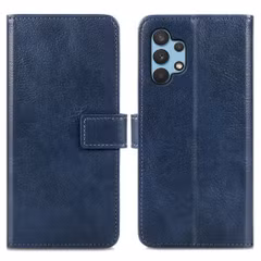 imoshion Étui de télephone portefeuille de luxe Samsung Galaxy A32 (4G) - Bleu foncé