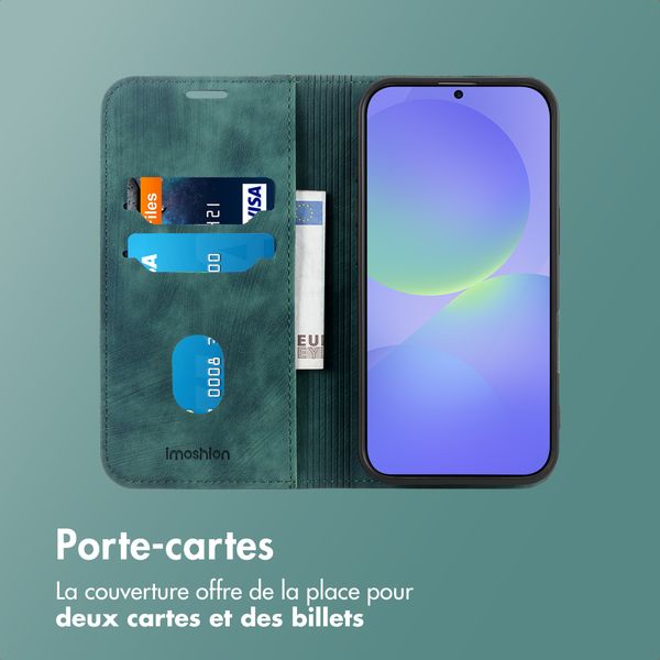 imoshion Étui de téléphone portefeuille Slim Samsung Galaxy A37 (5G) - Vert
