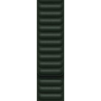 Apple Bracelet Leather Link Apple Watch | 44/45/46/49 mm - Taille S/M - Sequoia Green