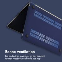 imoshion Coque Laptop Apple MacBook Air 15 pouces (2023 / 2024 M3 / 2025 M4 / 2026 M5) - Bleu foncé