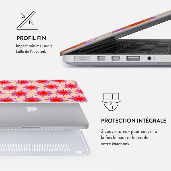 Burga Coque Rigide Apple MacBook Pro 14 pouces (2021 / 2023 M3 chip / 2024 M4 chip / 2025 M5 chip) - Sunset Glow