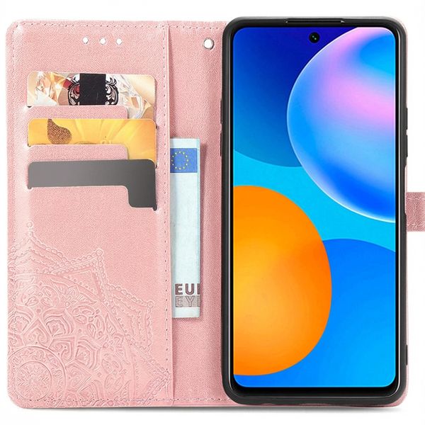 imoshion Etui de télephone Mandala Huawei P Smart (2021) - Rose Doré