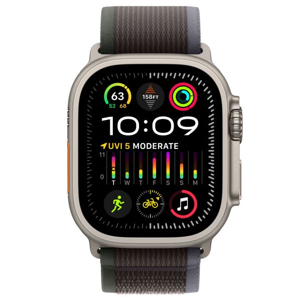 Apple Bracelet Trail Loop Apple Watch | 44/45/46/49 mm - Taille M/L - Blue & Black