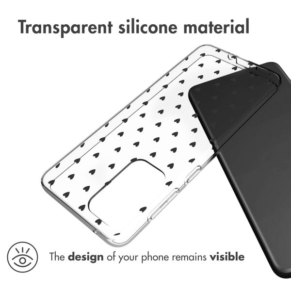 imoshion Coque Design Samsung Galaxy A33 - Hearts All Over Black