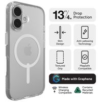 ZAGG Coque Crystal Palace Snap MagSafe Apple iPhone 16 - Clear