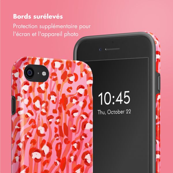 Selencia Coque arrière Vivid Apple iPhone SE (2022 / 2020) / 8 / 7 - Wild Spots Lipstick