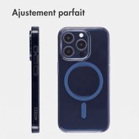 Accezz Lite coque arrière avec MagSafe Apple iPhone 15 Pro - Bleu foncé