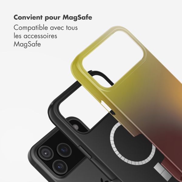 Selencia Coque arrière Vivid avec MagSafe Apple iPhone 17 Pro - Gradient Olive Dust