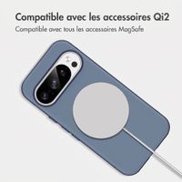 imoshion Coque arrière Color avec Thin MagSafe Ring Google Pixel 11 / 11 Pro / 10 / 10 Pro - Bleu foncé