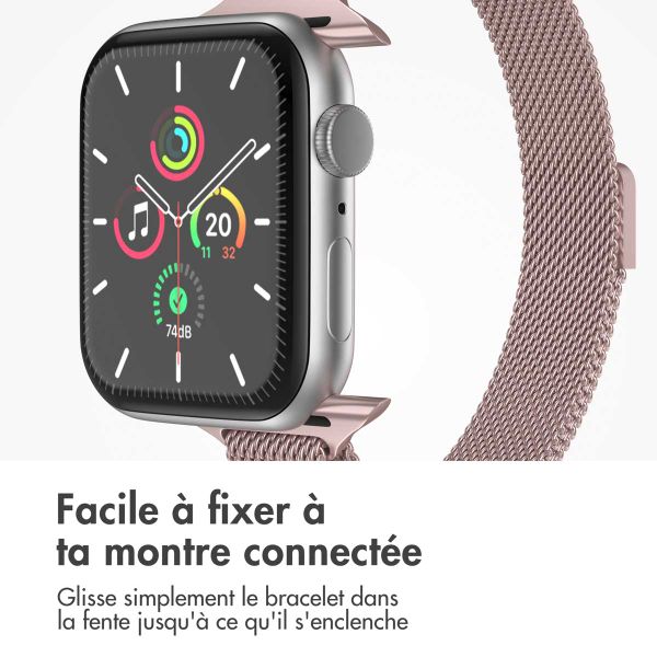 imoshion Bracelet slim Milanese Apple Watch | 38/40/41/42 mm - Rose