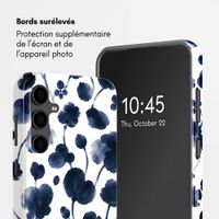 Selencia Coque arrière Vivid Samsung Galaxy S24 FE - Midnight Blossom