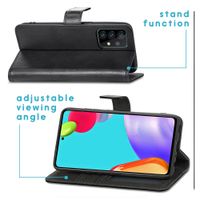 imoshion Étui de télephone portefeuille de luxe Samsung Galaxy A72 - Noir