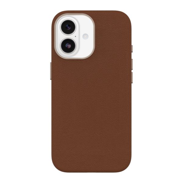 OtterBox Coque en cuir de cactus Symmetry MagSafe Apple iPhone 17 - Desert Sadle