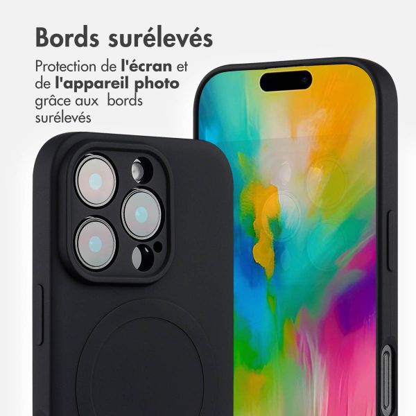 imoshion Coque Couleur avec MagSafe Apple iPhone 16 Pro Max - Noir