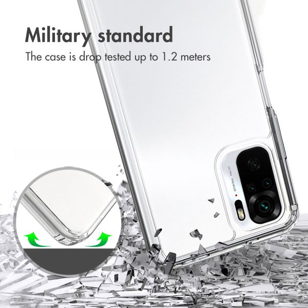 Accezz Coque Xtreme Impact Xiaomi Redmi Note 10 (4G) / Note 10S - Transparent