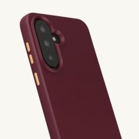 Selencia Coque arrière Rivièra avec MagSafe avec crochets amovibles Samsung Galaxy A37 (5G) - Bold Burgundy