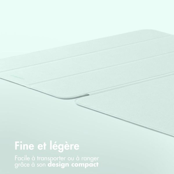 imoshion Magnetic etui de téléphone portefeuille Apple iPad Air 11 pouces (2026) M4 / (2025) M3 / (2024) M2 / Air 5 (2022) / Air 4 (2020) - Vert clair