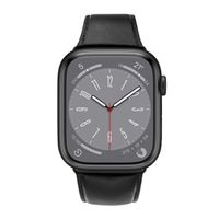 WiWu Bracelet vintage en cuir Apple Watch | 38/40/41/42 mm - Noir
