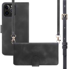 imoshion Etui de télephone portefeuille avec cordon Apple iPhone 12 (Pro) - Noir