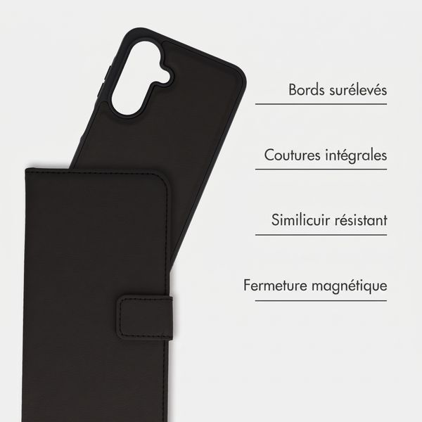 imoshion Étui portefeuille luxe 2-en-1 amovible Samsung Galaxy A26 - Noir