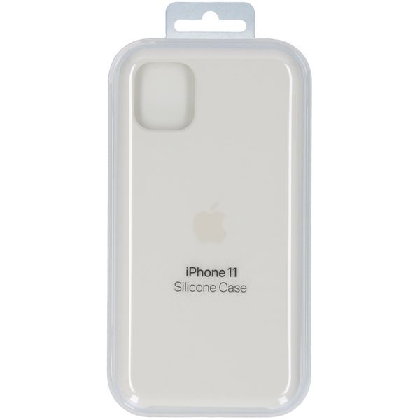 Apple Coque en silicone Apple iPhone 11 - White