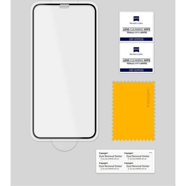 Spigen Protection d'écran en verre trempé GLAStR Apple iPhone X / Xs