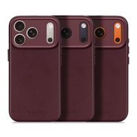 Decoded Coque en cuir MagSafe Apple iPhone 17 Pro Max - Burgundy