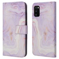 imoshion Étui de télephone portefeuille Design Samsung Galaxy A41 - Purple Marble