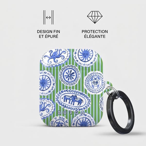 Burga Coque rigide  Apple AirPods 1 / 2 - Taverna