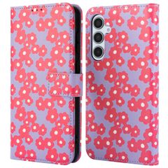 imoshion Étui de télephone portefeuille Design Samsung Galaxy A35 - Dusty Rose Blossoms