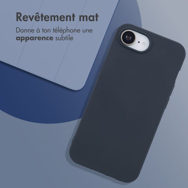 imoshion Coque Couleur Apple iPhone 17e / 16e - Bleu foncé