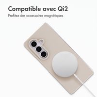 Accezz Coque Liquid Silicone avec MagSafe Samsung Galaxy Z Fold 8 Ultra - Stone