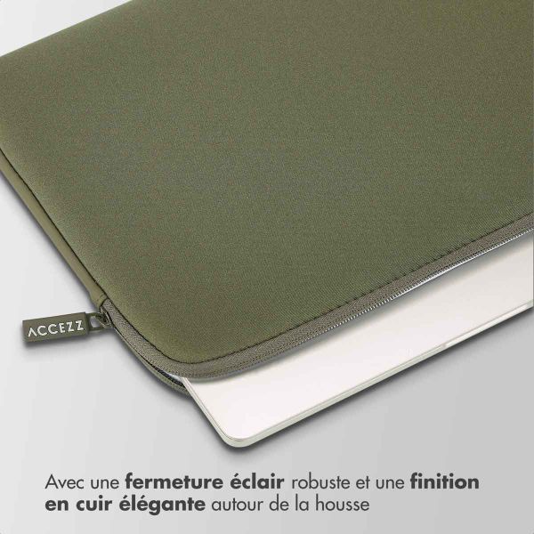 Accezz Pochette ordinateur 13-14 pouces - Vert