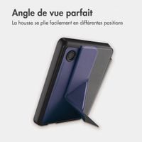 imoshion Étui de liseuse portefeuille Pliable Kobo Clara Colour / BW - Bleu foncé