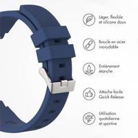 imoshion Bracelet en silicone flexible  - Connexion universelle 20 mm - Bleu foncé