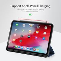 Dux Ducis Coque tablette Domo Apple iPad Air 11 pouces (2026) M4 / (2025) M3 / (2024) M2 / Air 5 (2022) / Air 4 (2020) - Bleu foncé