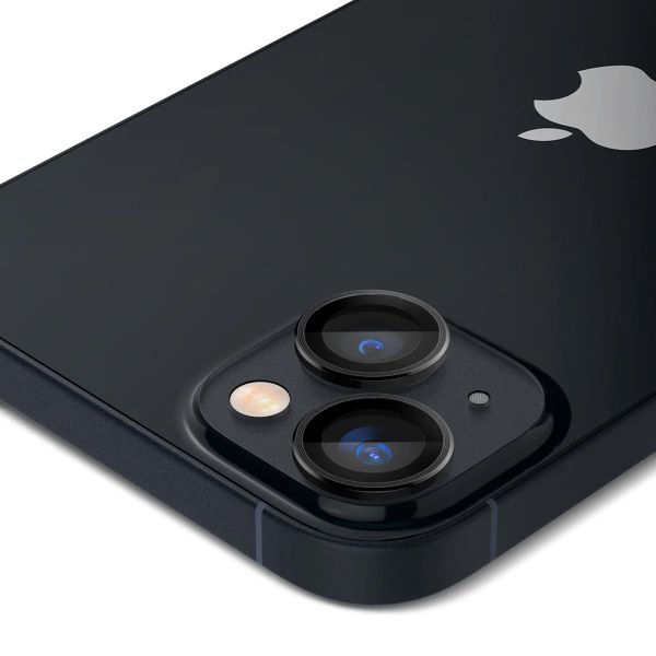 Spigen Optik Lens Protector - Protection complète de la caméra (lot de 2) Apple iPhone 15 / 15 Plus / 14 / 14 Plus - Black
