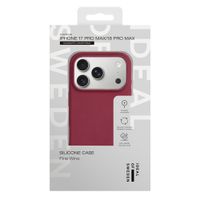 iDeal of Sweden Coque en silicone avec MagSafe Apple iPhone 18 Pro Max / 17 Pro Max - Fine Wine